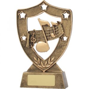 Music Gold Shield