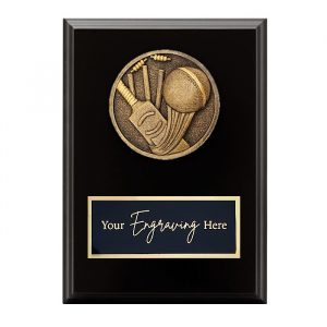 Spartan Black Plaque Cricket