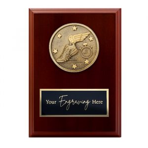 Spartan Walnut Plaque Track