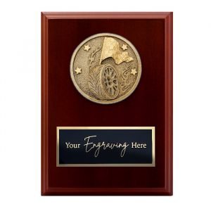 Spartan Walnut Plaque Motorsport