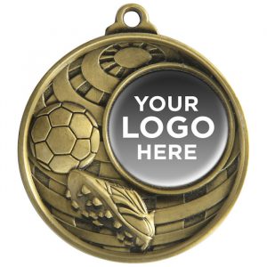 Global Logo Football / Soccer Medal