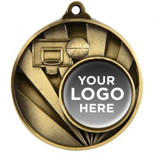 Sunrise Logo Basketball Medal