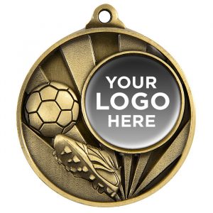 Sunrise Logo Football / Soccer Medal