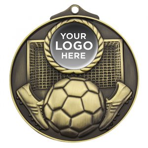 Football Theme Logo Medal