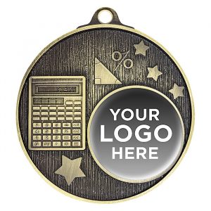 Maths Logo Gold Medal