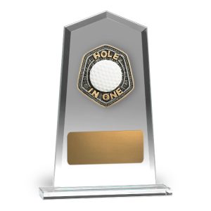 Hero Tower Glass Golf Hole in One