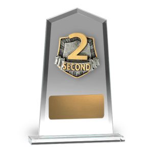 Hero Tower Glass Second / 2nd Place