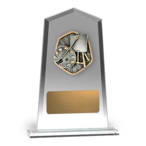 Hero Tower Glass Art