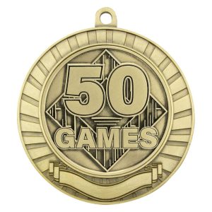 Eco Scroll 50 Games Medal