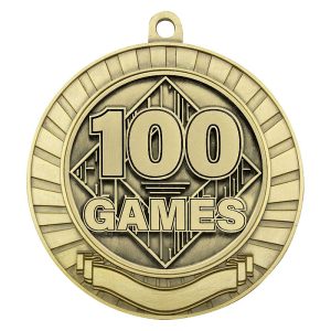 Eco Scroll 100 Games Medal