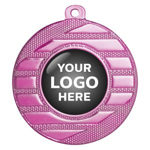 Topaz Fuchsia Logo Medal
