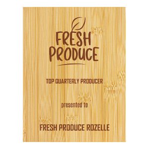 Bamboo Modern Plaque
