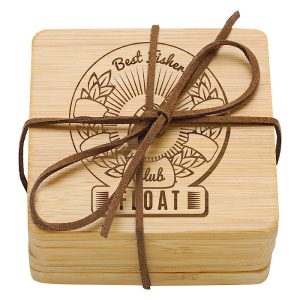 Bamboo Coaster Set - Square