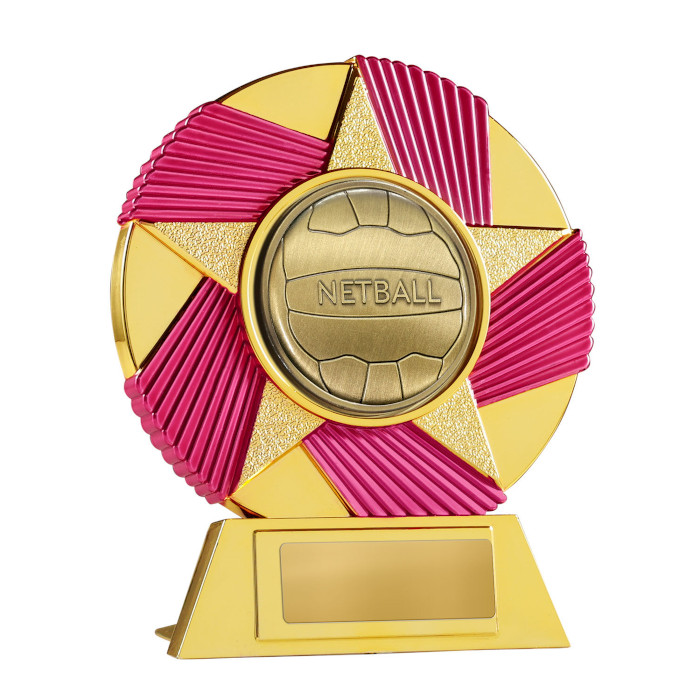 Sunray Mini Netball Ball - Pink