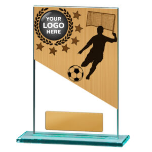 Champions Glass Football